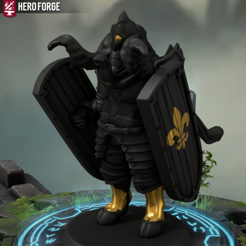 Makin A Chess Set Using Hero Forge? Yes!left To Right, Top To Bottom..bishop -> Pawnknight -> Rookking