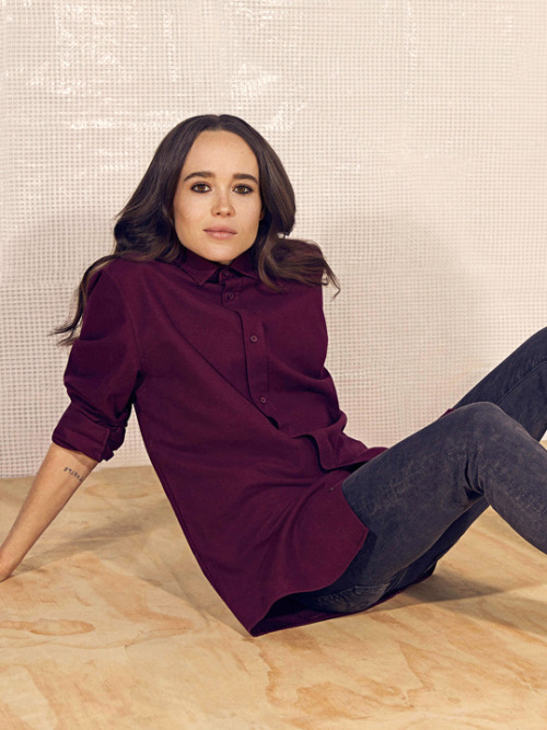 flawlessbeautyqueens:Ellen Page photographed by Danielle Levitt for Observer Magazine (2019)