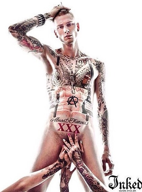 fuxkyopictures:  MGK in Inked Magazine