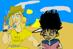 Poorlydrawnholhorse:  Bastardfact Submitted:  Hol Horse And Boingo In The Sands