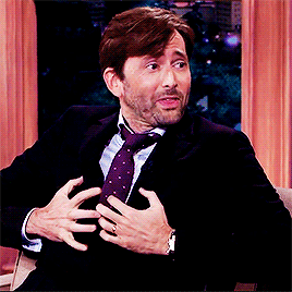 sunsetcurveofficial:David Tennant being adorable on the Late Night Show with Craig Ferguson (10.11.2