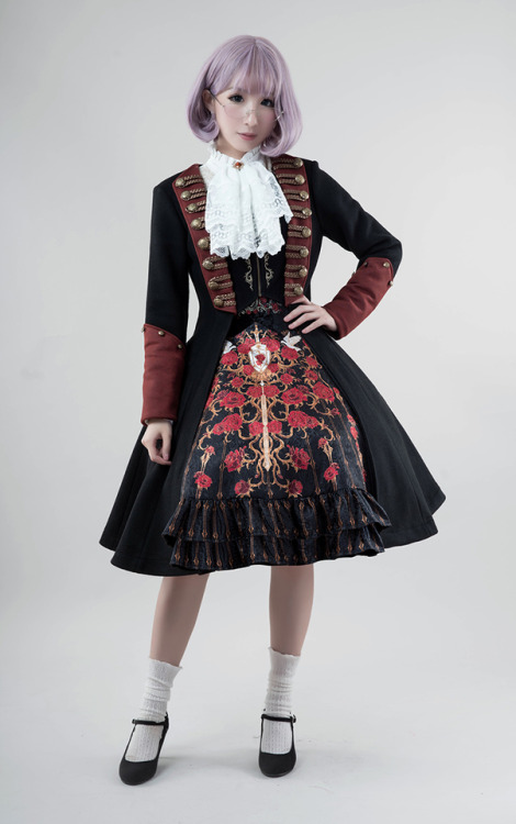 lolita-wardrobe:UPDATE: We have 1 (only one) 【-Spirit of Knight-】 Female Version Jacket Available◆ S