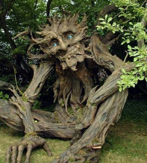 breezingby:“[My father] had died a few months prior at 80 years old. On June 2nd, at 3am, I woke from a dream with a clear vision burning in my mind. The image of my dad, old, withered and ancient, transformed  into one of the great trees, sitting