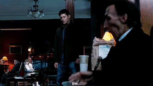 mishafuckingackles:  #really though #Death is literally one of the most refreshing characters that we’ve met so far #it’s not like he threw Dean against a wall when they first met and was like #bitch listen here #he was like #yo come eat some pizza
