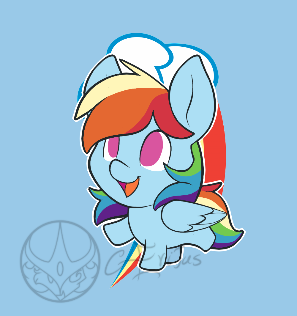 aeritus-art:  Mane 6 chibi :)by Aeritus 