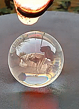 zef-stims: Molten copper poured over a crystal ball! Im obsessed with these molten