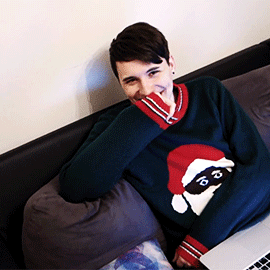 philsextendedbday:  martisun:  here’s a bunch of gifs of dan looking at phil like