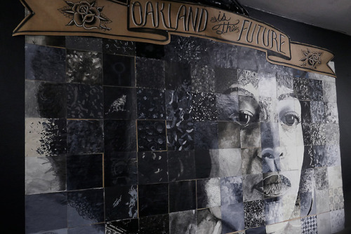 Angela Davis by Oakland School for the Arts students at SoleSpace