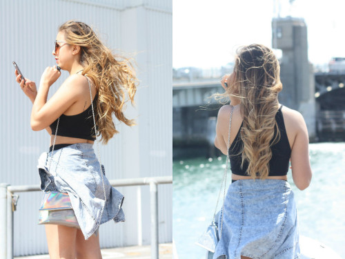 Coastal (by Ivy-Lee Nguyen)#hapa #adelaide #denim #crop #americanapparel #highwaisted #street #coast