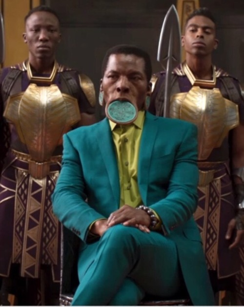 chicademartinica: Chief in Black Panther/Anansi in American Gods. AFROFUTURISM AESTHETIC