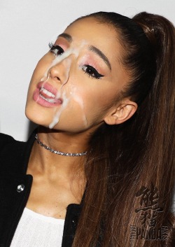 panda-facial-fakes:  Ariana Grande Cumfake