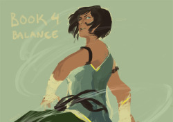 taikova:  warming up w/ korra’s new look from the book 4 trailer! 