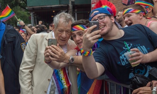 guardian:Sirs Ian McKellen and Derek Jacobi were the grand marshals of New York City’s Pride parade 