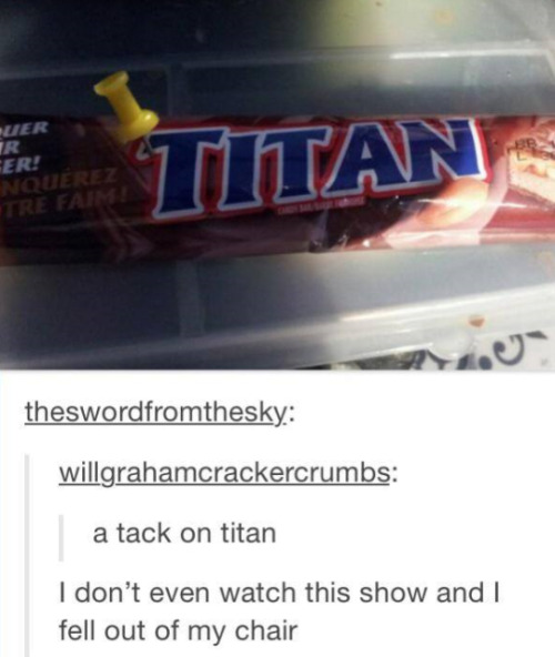 timeofdeathnote: Attack on Titan + Tumblr