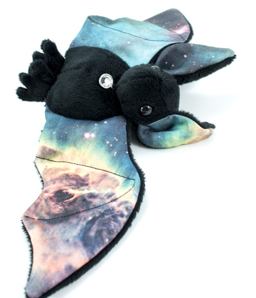 beezeeart: Due to popular demand, two new galaxy bats are up in my store. One is made of anti-pill f