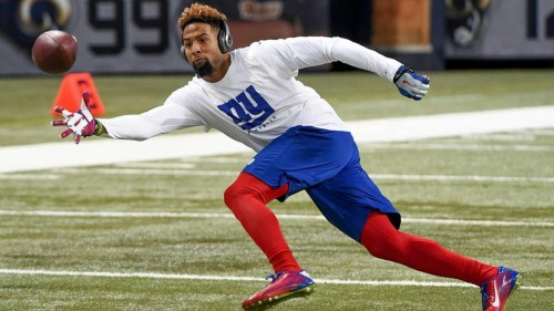 malecelebrityzone: lamarworld: *requested* (PART 1 of 2) NFL player Odell Beckham Jr ass & bulge