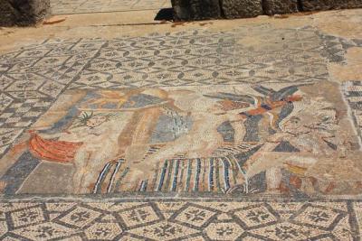 Volubilis, Mosaic-Diana Leaves Her Bath, Morocco