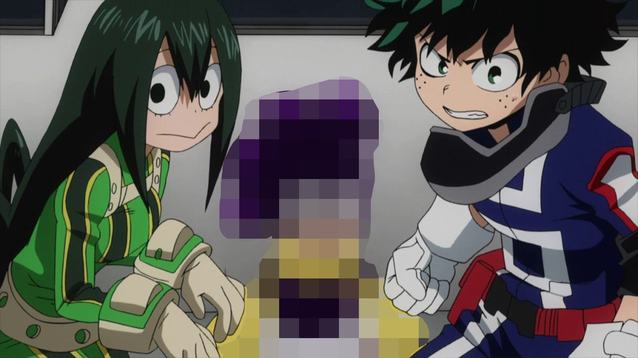 enecoo: radicalapollo:  enecoo: BNHA, but every time Mineta appears on-screen he’s