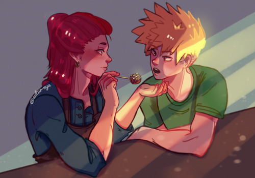 &ldquo;When and Where to Lean&rdquo;, a KiriBaku fanfiction by Kiranokira! I had the hu