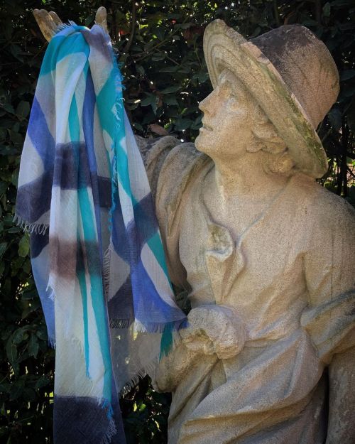 Multicolor linen and cashmere #scarf  Discover on woolsboutiqueuomo.com Square cashmere scarf hand p