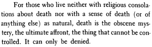 days-of-reading:  Susan Sontag, Illness as Metaphor
