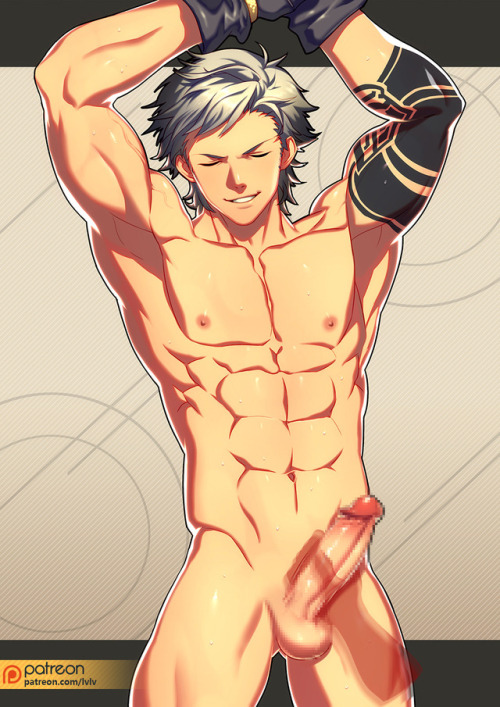 lvlv-istaken:    Eve from Nier:Automata!He is actually a little difficult to catch…I tried my best to do him more lovely…!He is a machine and seemed don’t have a penis in the original story,and I made up one for him XD.BTW we will have Angra/FGO