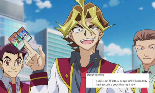 iceboundary:  Yu-Gi-Oh! Arc V + Tumblr Texts 03 – Shingo SawatariSo, I was going through my tumblr text files and there were just too many with Shingo’s name on them.