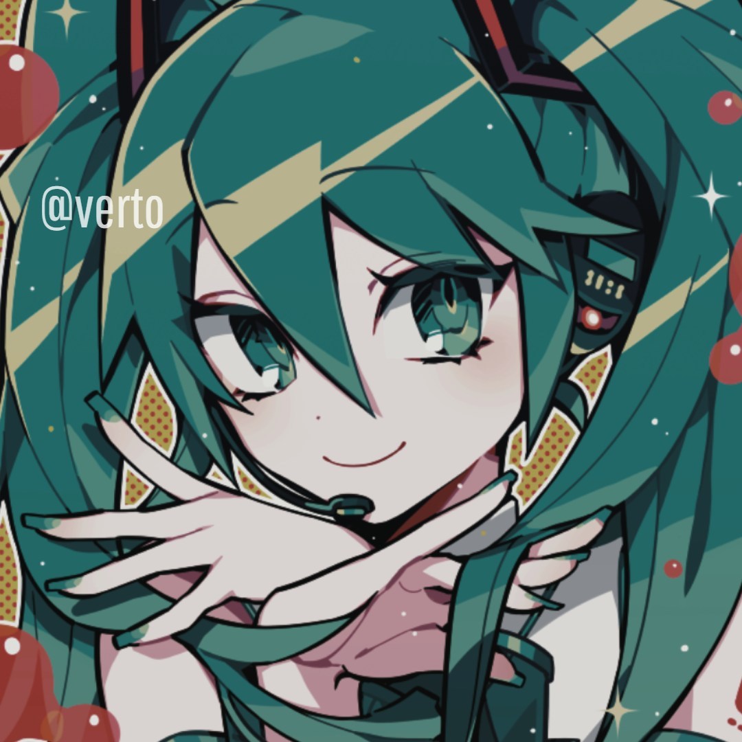 Hatsune Miku Icon! | art by DORAE/도라에 on Twitter!