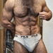 wvwoodybear: Pecs and fur.