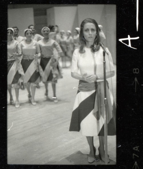 Fairuz from the North America tour 1971 (Source: National Museum of American History - Faris and Yam