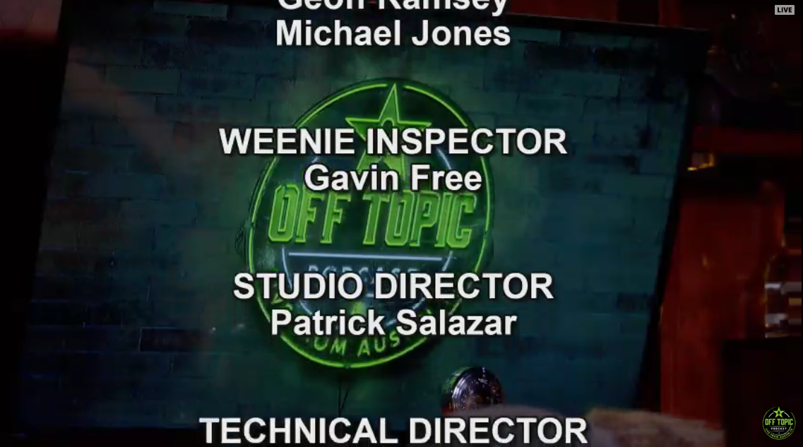 duoachievement:  This week on ‘What Title does Gavin have on Off Topic’ 