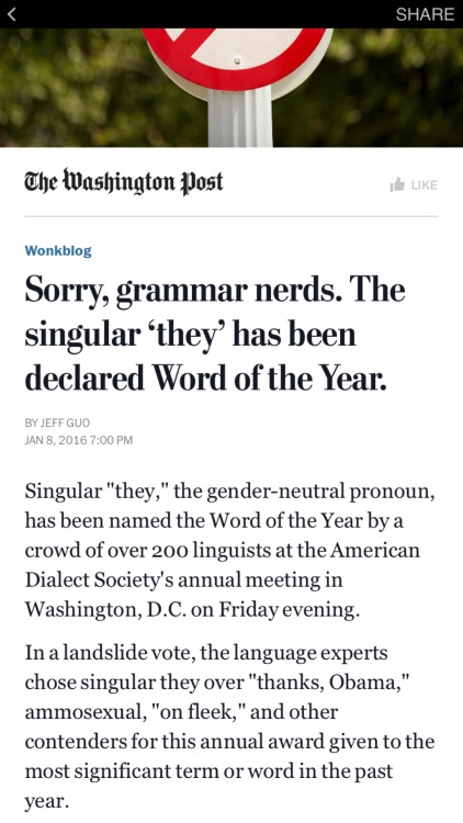 noragamis:  “Your pronoun doesn’t even work” check it.