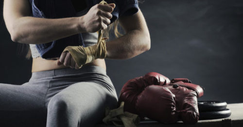 boxing girl