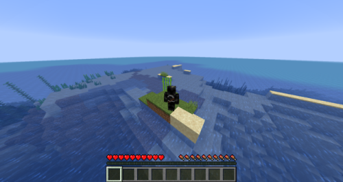 minecraftisthecoolest:I’m trying to get into survival and this is my first world… via /