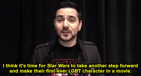 deducecanoe:micdotcom:Drew Leinonen’s friend is fighting to make him the first LGBT Star Wars movie 