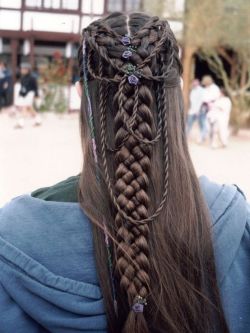 elf-of-lorien:whatwouldkhaleesiwear:What Would Sansa Wear?Northern highborn hairstyle, worn downGood lord it’s so beautiful