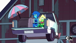 grimphantom2:  jazzywalrus:  LOOK AT THEM THEY’RE FUCKING GIRLFRIENDS AND YOU CAN’T TELL ME OTHERWISE  Look at Lapis so happy with Peridot!   yes yes YES!!!