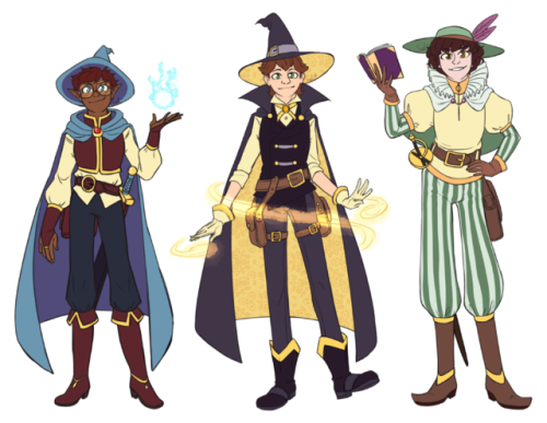 REMEMBER THIS AU???Took me 2 years, but I’ve finally got everyone’s designs roughed out for my RPG A