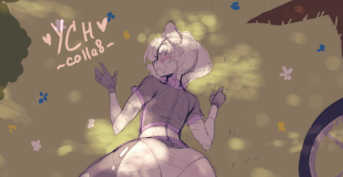 imreer: YCH collabs with Suelix :3 My line&amp;flat(flash if AB) color and Suelix’s full c