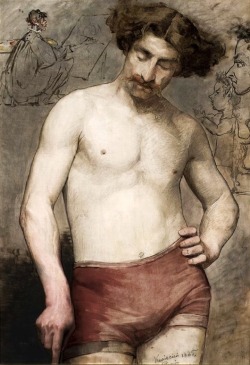 19thcenturyboyfriend:  Muscle Man (1885),