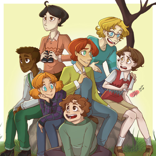 OLD Losers Club Art (2017) - Something I did a while ago using my personal concept for the Losers Cl