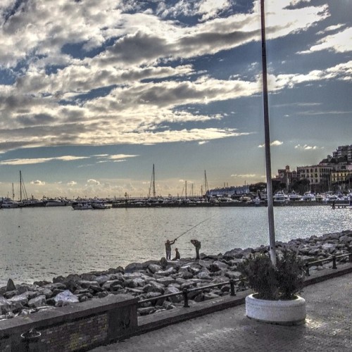 Good morning #mediterranean #sea #sky #napoli #italia (στην τοπ&omic