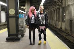 humansofnewyork:  “I’m Trassh. With two s’s.”“I’m Riottt. With three t’s.” 