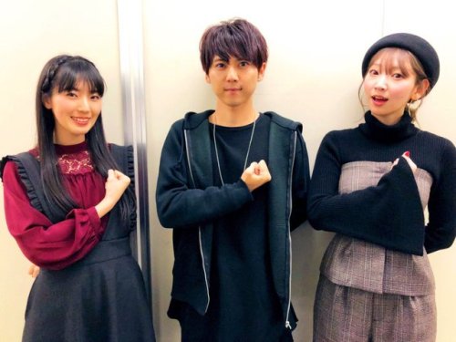 snknews:   SnK Seiyuu Gather for the 3rd Compilation Film’s 2nd Day Stage Greetings Seiyuu Kaji Yuuki (Eren), Ishikawa Yui (Mikasa) & Inoue Marina (Armin) gathered for the 2nd day of stage greetings for the 3rd SnK compilation film, ~Kakusei