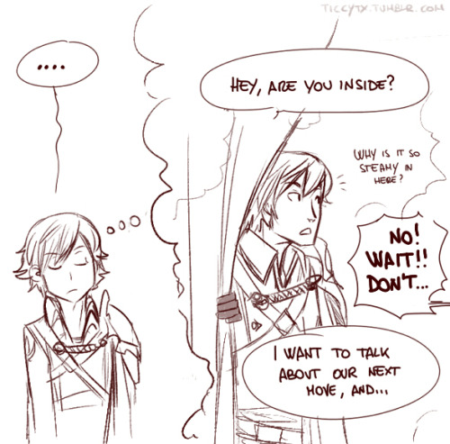 ticcytx:It’s better keep secret certain episodes…Chrom is such a dork…