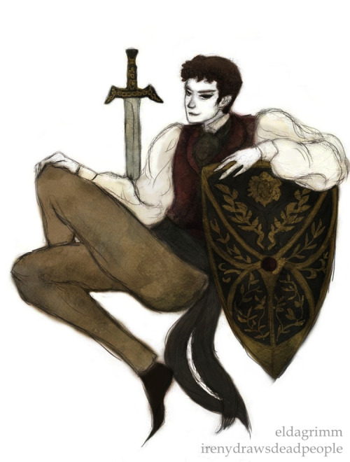 eldagrimm: Courfeyrac- The charming paladin of the group. A lover of life, the center of the cause, 