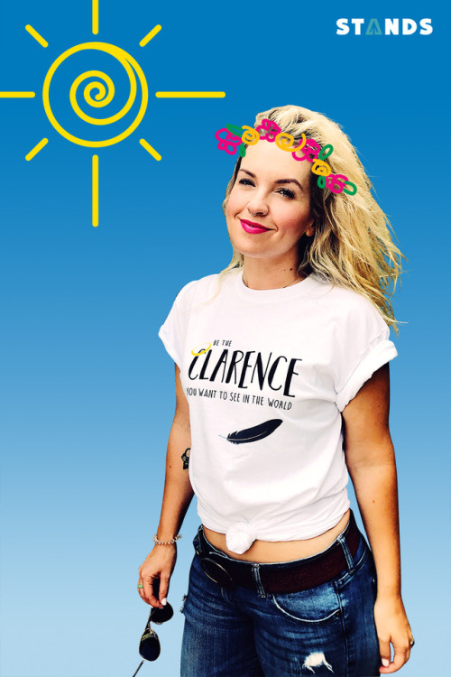 shopstands:Rachel Miner’s “Be the Clarence” Campaign: limited edition merchandise 