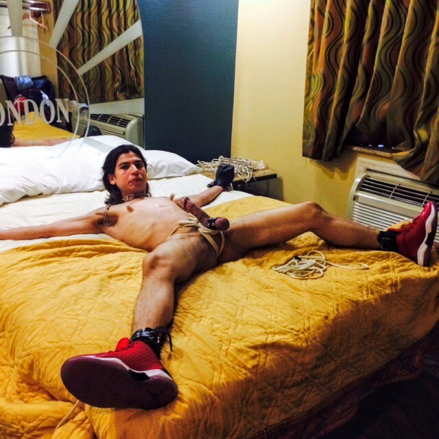 tuggmynippz:Spread eagle and COMPLETELY EXPOSED.   I wanted to explode after a few
