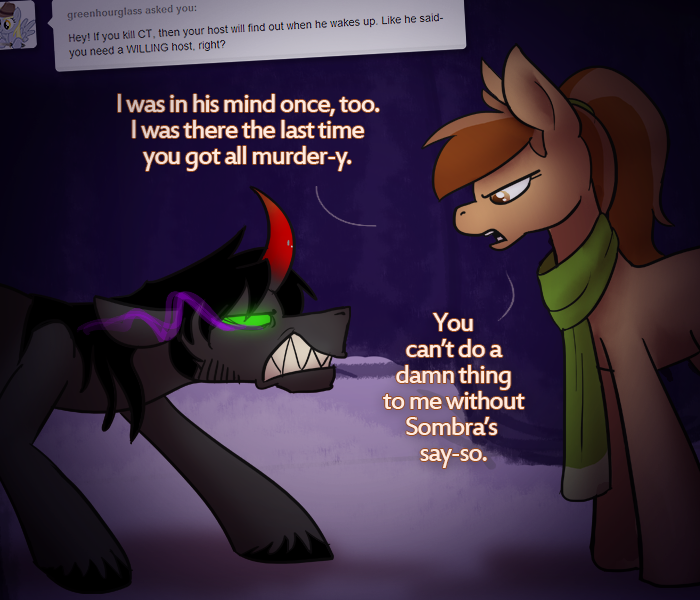 ask-king-sombra:  Come on, there was a rollercoaster and everything last time we