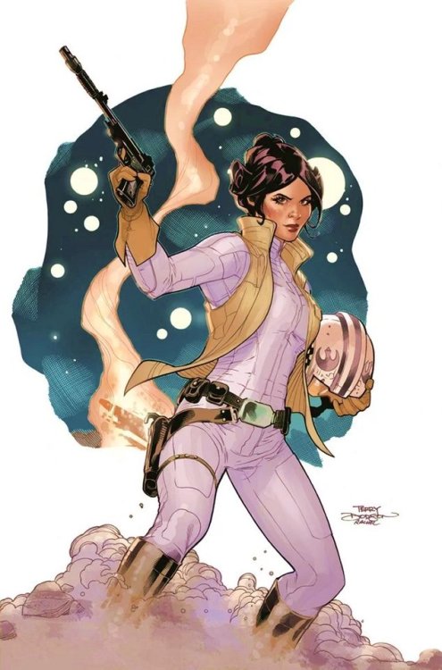 gffa:Princess Leia covers by Terry Dodson